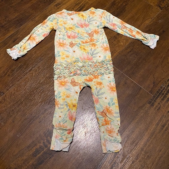 Gigi & Max Bamboo Romper, 18 months, Floral Butterfly - Picture 3 of 3